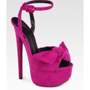 Suede 6” heel, 2” platform Giuseppe Zanotti shoes